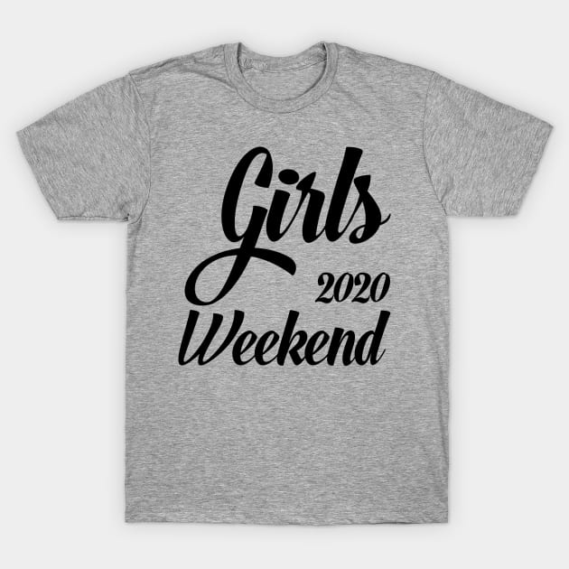 Girls Trip Cute Girls Weekend 2020 Mask Girls Trip 2020 Mask girls weekend trips T-Shirt by Gaming champion